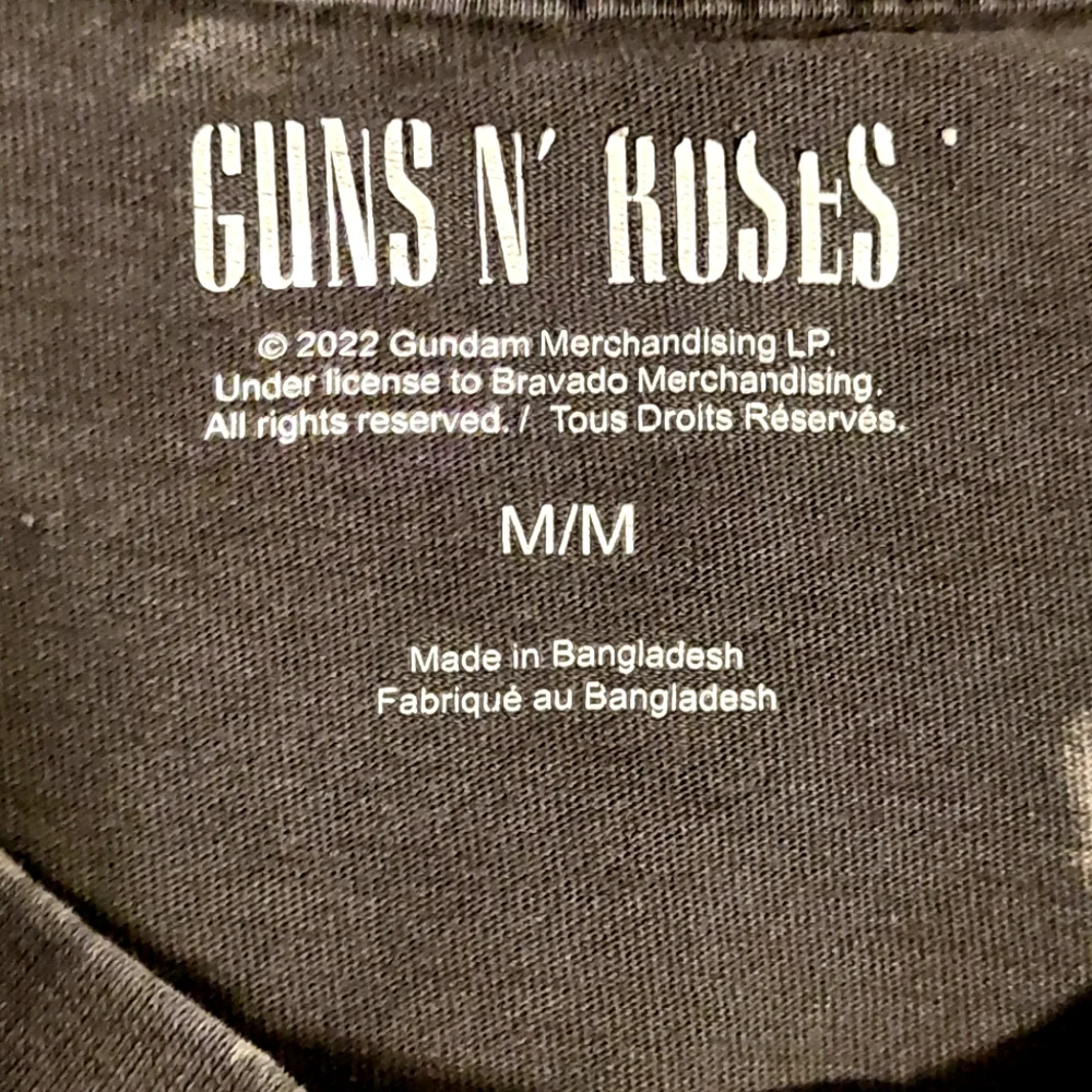 Guns N' Roses Men's Black & Gray Short Sleeved Graphic Band T-Shirt GUC Size M - Picture 7 of 10